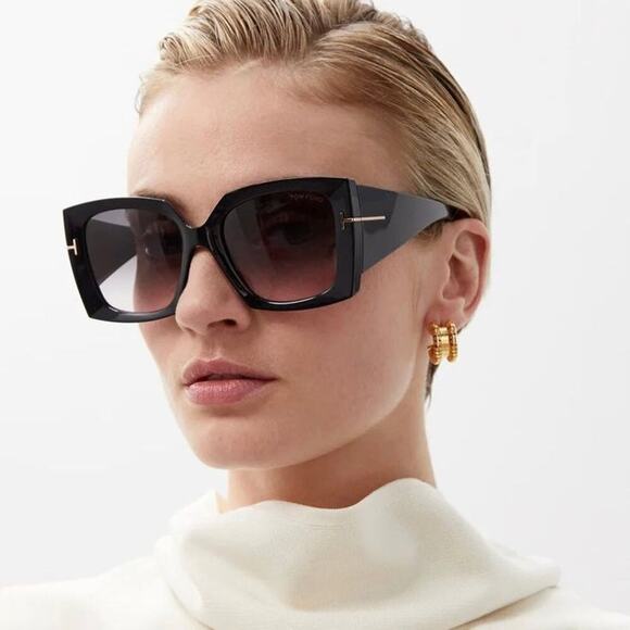 NEW!!! TOM FORD Jacquetta Sunglasses TF921 01B Authentic - Picture 1 of 13